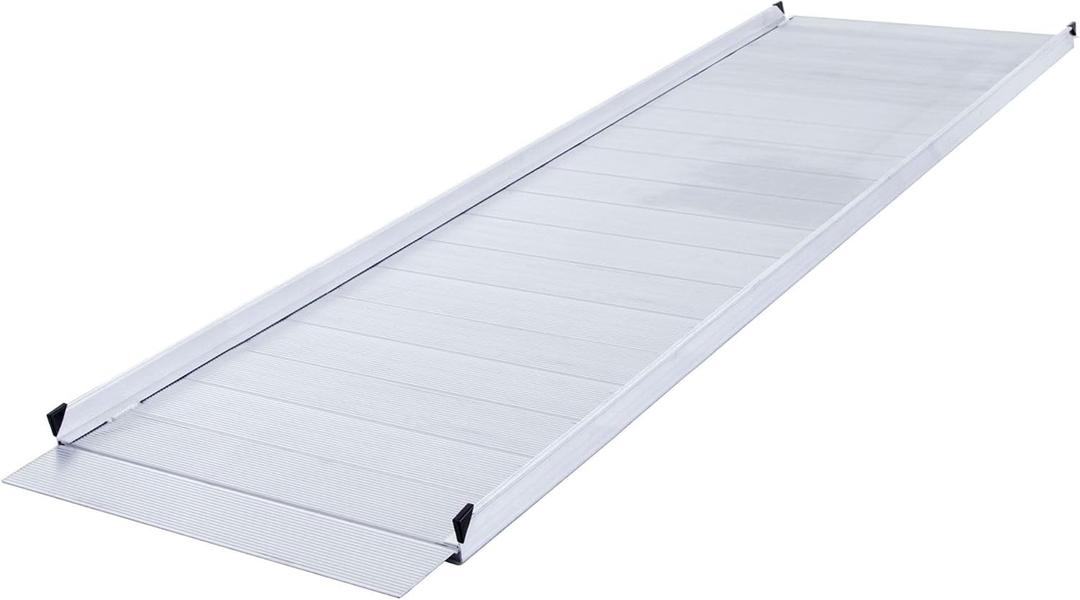 10' Wheelchair Ramp for Home Steps, 850 lb Capacity, 36" W, Silver Spring
For entry access, mobility scooter, walker, rollator, handicap ramp for home entry, entrance, patio, 10 foot, rampa, non-slip