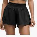 MCEDAR Running Shorts for Women High Waisted with Liner Athletic Shorts Quick Dry Workout Shorts S