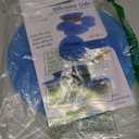 Silicone Bowl Lids Blue Set of 5 Reusable Suction Seal Covers for Bowls, Pots, Cups