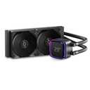 Iota L24 Aio Cooler with Digital Display,240MM AIO CPU Water Cooler with Efficient Cooling Pump,ARGB Lighting Control,120MM PWM Fans Up to 2000 RPM,Suitable for AMD & Intel LGA (Black)