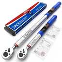 Digital Torque Wrench Set 1/2 & 3/8 Drive for Motorcycle Car Engine
