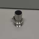 304 Stainless Steel Hose Barb Fitting Connector, 1-1/4" NPT Male to 1-1/4" Hose Barb for Water/Fuel/Air with a Hose Clamps (1 Pack)