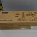 Veken Rustproof Shower Caddy 6-Pack, No Drilling & Waterproof Adhesive Shower Shelves Rack with Soap Holder, Large Capacity Bathroom Organizers and Storage, Wall-Mounted Kitchen & Home Decor (6-Piece Set for Master Bathroom(Rustproof Upgrade), Black)