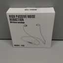 Bluetooth 6.0 Earplug Headphones with 40H Playtime & OSHA Compliant 29dB Noise Reduction Hearing Protection, Rechargeable Wireless Neckband Earbuds w/Mic, IPX6 Waterproof for Construction, Workshop