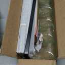 AIJALY 3 Pack Bathroom Glass Shelf,Aluminum Tempered Glass 0.34in Extra Thick Rectangular 1 Tier Storage Organizer Wall Mount,Black 15.7in