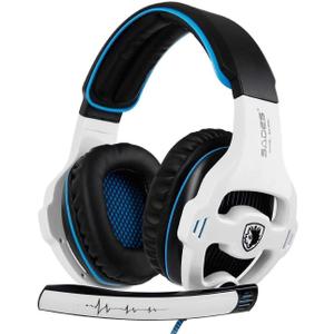 HOUSAI Xbox Gaming Headset for Xbox Series X, Xbox Series S, Xbox One,PS4, PlayStation, PS5 Over Ear Headphone with Mic Noise Cancelling for Xbox 1 PS4,PS5 (White)