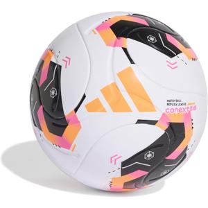 adidas Unisex-Adult Conext26 League Ball, White/Black/Silver Metallic, 5