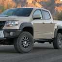 in-Channel Window Rain Guards for 2015-2022 Chevy Colorado/GMC Canyon Crew Cab, Window Visors Vent Guard Shade Deflectors
