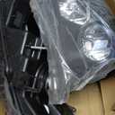 Headlights Assembly Compatible with 04-08 Ford F150 Pickup/06-08 Mark LT, Headlamp for 2004-2008 Headlight Black Housing Amber Reflector