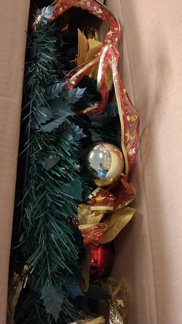 Amazon.com: TKYGU 6 ft pre-lit Decorated Christmas Tree, 200 LED Warm Lights, Prelit pop-up Christmas Tree, Fully Decorated 66 Ornaments, Collapsible Pull Up Christmas Tree with Lights for Indoor Home Party Decor : Home & Kitchen