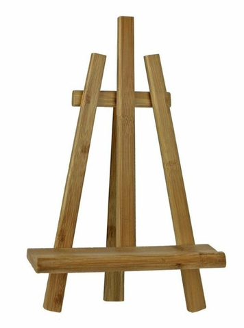 Bright Creations Wooden Mini Easel Stand For Office Desk Or Tabletop 9*13.5In ,24Count
