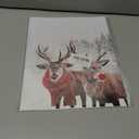 6 Pcs Winter Wall Art Prints Christmas Room Decor Scandinavian Natural Posters Snow Forest Frost Picture Deer Truck Mountain House Photo for Gallery Wall Home Office Nordic Dcor, 8x10", Unframed