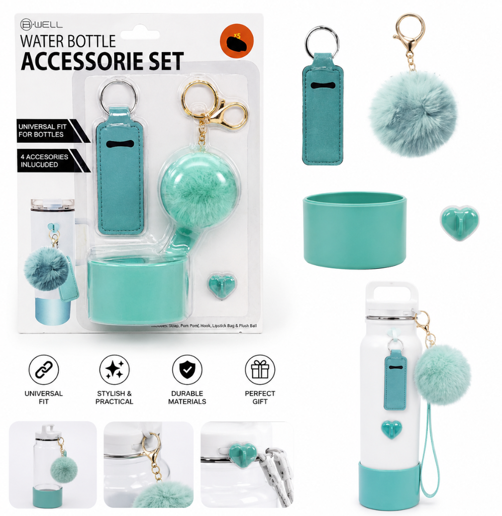 BWELL Water Bottle Accessories Set 3-Pack