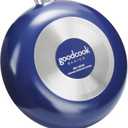 GoodCook Basics Fry Pan Ceramic Nonstick Aluminum Construction for Even Heating Non-Toxic PTFE & PFOA Free, 8-Inch, Blue