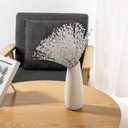 100pcs Beaded Stick Bride Wedding Pearl Bouquet Party Decoration (Silver)