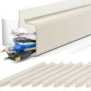 YECAYE 157in Cable Management, Cord Organizer,Easy Install Self-Adhesive Cable Organizer,Cord Management, Desk Wire Holder for Office Organization,Child and Pet Proofing, Beige