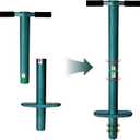 Rondauno Sod Plugger Bulb Planter Planting Tool, Easy to Assemble Garden Trasnplanter with Serrated Base for Planting Grass Plug for Digging Holes Tulips, Daffodils, Iris