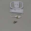 Vertical Stand for PS5/PS5 Pro/PlayStation 5 Slim, PlayStation 5 Accessories with 7 Color RGB LED Lights, Non-Slip Base and a Screw & Easy Installation,White