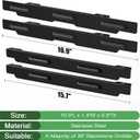 Magnetic Wind Blockers for Blackstone 36" Wind Guards, 1565 Stainless Steel Wind Screens Compatible with Griddle Rear Grease Cup Hood, Valentines Day Grilling Gifts for BBQ Lover