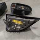 YITAMOTOR Towing Mirrors Compatible for 99-07 Ford F250/F350/F450/F550 Super Duty, 01-05 Excursion Pair Set Extendable Smoke Power Heated with Signal Light Side Mirrors and Ford Dual Arm Passenger Door Mirror OEM LKQ 1447151