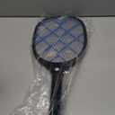 YISSVIC Electric Fly Swatter Bug Zapper Racket 4000V Rechargeable Mosquito Killer with LED Light for Indoor Home Office Backyard Patio Camping (Black Blue)