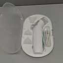 Momcozy BreezyClear 2-in-1 Electric Nasal Aspirator for Baby with Spray, 65kPa Hospital-Grade Suction, 4 Adjustable Levels, Quiet & Portable Nose Cleaner with Soothing Light & Music