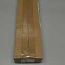 White Curtain Rods for Windows 28 to 48 Inches Adjustable Decorative 1 Inch Diameter Single Window Curtain Rod Set with Classic Finials, White Finishing