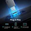 Wireless Carplay Adapter for iPhone - Plug & Play Convert Wired to Wireless CarPlay for Cars from 2016 and iOS 10+, No Latency Mini USB Type A Black