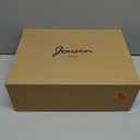 Jousen Men's Chukka Boots Lace-Up Mid-Calf Leather Dress Boots (Brown, Size 11.5)