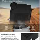 KIWI MASTER Floor Mats for 2013-2018 Toyota RAV4 (Non-Hybrid), OEM Replacement PT908-42165-20, Custom Fit All Weather Car Mats, Heavy Duty TPE Floor Liners, Front & Rear 2 Row, Black