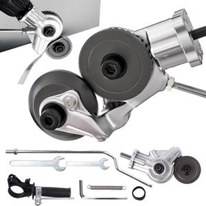 Upgraded Electric Drill Plate Cutter, Metal Nibbler Drill Attachment,Sheet Metal Cutter Tool with Adapter for Cutting Various Metals Materials Such As Aluminum,Steel,Copper,Iron