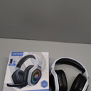 Ozeino 2.4GHz Wireless Gaming Headset for PC, Ps5, Ps4 - Lossless Audio USB & Type-C Ultra Stable Gaming Headphones with Flip Microphone, 40-Hr Battery Gamer Headset for Switch, Laptop, Mobile, Mac