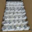 400PCS Pre Rolled Silver Plastic Silverware Sets - Heavy Duty Fancy Silver Cutlery - Include 100 Pack Wrapped Disposable Utensils with Napkins for Parties, Dinners & Weddings