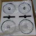 4 Pack Led Cordless Table Lamps-Wireless Rechargeable Lamps Bulk of 4,Waterproof Outdoor Table Lamp for Patio/Restaurant/Dinner Dining Desk Top Lights/Kitchen Countertop, Value Pack of 4,Multiple Set (Black)