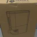 Lenwi 22-25 Lbs Rice Dispenser, Large Cereal Dry Food Storage Containers with Measuring Cup,BPA-Free Household for Kitchen Pantry Organization-Grey