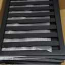 efluky 2-Pack Bamboo Under Bed Storage Containers with Wheels, Under Bed Clothes Storage Basket with Large Dust Bag, Rolling UnderBed Storage for Bedroom, Dorm and Basement, Black (23.6''L x 16.54''W x 7.5''H)