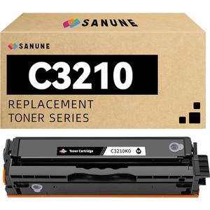SANUNE C3210 Toner Cartridges 1 Pack (with Chip) Replacement for Lexmark C3210C0 C3210K0 C3210M0 C3210Y0 Toner Cartridge for Lexmark C3224 C3326 C3426 MC3224 MC3326 MC3426 Printer Ink
