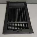 HVAC Premium 14"w X 8"h 3-Way AIR Supply Grille - Vent Cover & Diffuser - Flat Stamped Face - Black [Outer Dimensions: 15.75"w X 9.75"h]