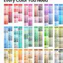 ARTDOT Beads for Diamond Painting Accessories, 89000 Pieces 445 Colors Round Beads Sparkle Rhinestones for Nails Diamond Art Crafts (200 pcs per Bag)