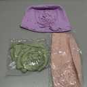 JarseHera 3PCS Cotton Chemo Headwear for Women Soft Cancer Caps Beanie for Hair Loss