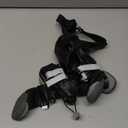 Upgraded Dog Suspender Boots, Waterproof Dog Rain Boot, Anti-Slip Winter Snow Dog Shoes Leggings, Adjustable Suspender Boots for Small Dogs, Paws Protector for Outdoor Dogs Walking Hiking (S)