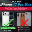 SHIELDON Genuine Leather Case for iPhone 17 Pro Max 6.9" 2025 with [Updated Camera Button], Compatible with Magsafe, Magnetic Wireless Charging, Shockproof Protective Cover, Metal Button - Retro Brown