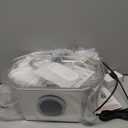 Cat Water Fountain Stainless Steel 108oz/3.2L, APAUK Automatic Pet Fountain Dog Water Dispenser with Water Level Window, Quiet Cat Fountain for Drinking, Inside with Replacement(2 Filters&2 Sponges) (Silver)