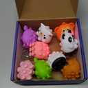 Valentines Day Gifts for Kids, 12 PCS Light Up Animal Suction Pop Fidget Toys, Christmas Gifts for Kids, Party Favors, Carnival Prizes, Light Up Toddler Toys