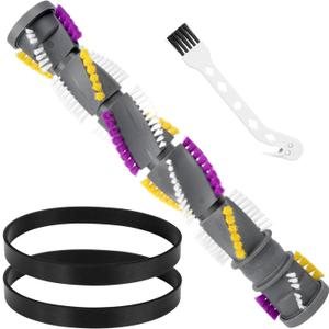 Brush Roll&2Belts Kit for Bissell CleanView Swivel Rewind Vacuums Fits 2252 2253 2254 2256 2258 2259 2260 2316 2486 2487 2488 2489 3195 3196 3197 3197A 3198 3198A Replace Parts 1604545 1600159 1611230