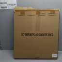 Tbest Glass Roof Sunshade Split Type Heat Insulation Protection Sunroof Cover for Car Skylight Window High Manganese Steel Alloy Ice Crystal Yarn Fabric (Grey)