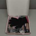 5 in 1 Curling Iron & Thermal Brush Set with 4 Interchangeable Ceramic Barrels (0.35-1.25) Fast Heat Dual Voltage Travel Hair Tools Birthday Gift for Women - Hair Curler Wand Kit for Curls & Blowout