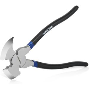 Fencing Pliers,10.4 Inch Multi Fence Tool,Hammer Head, Wire Cutter Heavy Duty Fence Pliers,Nail Puller Pliers,Staple Puller,Fence Cutting Tools