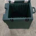 Carlisle FoodService Products Cateraide Insulated Front Loading Food Pan Carrier with Handles for Catering, Events, and Restaurants, Plastic, 5 Pans, Forest Green, 5 Pan Capacity