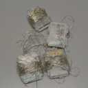 4 Pack 100 LED Fairy Lights Battery Operated with Remote, 33FT Waterproof Twinkle Lights with Timer & 8 Modes, Fairy String Light Outdoor Indoor for Bedroom Classroom DIY Christmas Decor (Warm White)